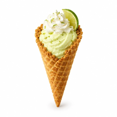 The Yard Milkshake Bar Key Lime Pie Big Waffle Cone