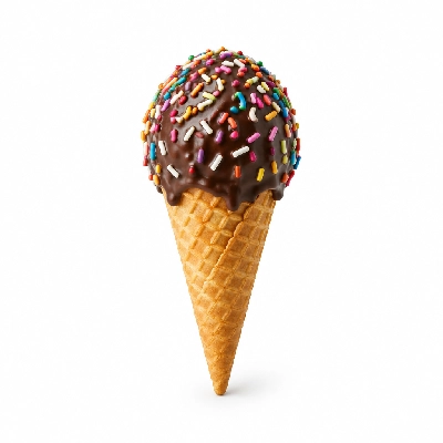 The Yard Milkshake Bar Key Lime Pie Little Waffle Cone Dipped in Chocolate and Sprinkles
