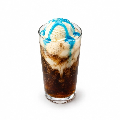 The Yard Milkshake Bar Lil Blue Panda Coke Float