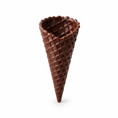 The Yard Milkshake Bar Midnight Caramel River Big Waffle Cone Dipped in Chocolate