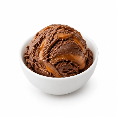 The Yard Milkshake Bar Midnight Caramel River Ice Cream 12 Oz Bowl