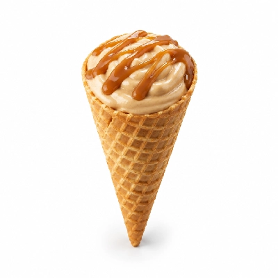 The Yard Milkshake Bar Midnight Caramel River Sugar Cone