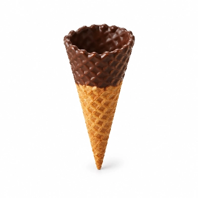 The Yard Milkshake Bar Moose Tracks Big Waffle Cone Dipped in Chocolate