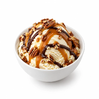 The Yard Milkshake Bar No Sugar Added Turtle Sundae Ice Cream Grab and Go