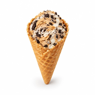 The Yard Milkshake Bar Peanut Butter Cookies and Cream Sugar Cone