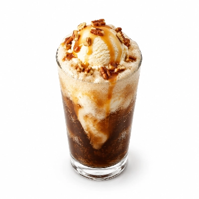 The Yard Milkshake Bar Praline Pecan Root Beer Float