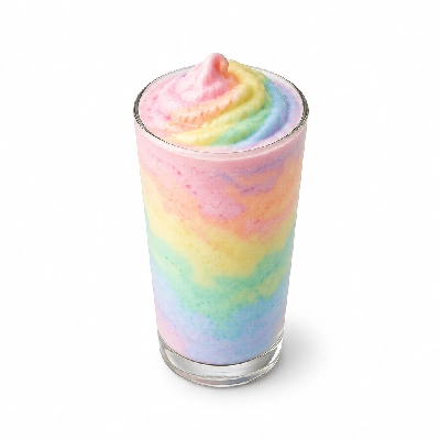 The Yard Milkshake Bar Rainbow Sherbet Quart Milkshake
