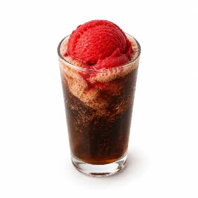 The Yard Milkshake Bar Raspberry Sorbet Coke Float