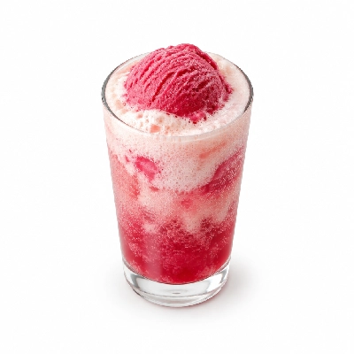 The Yard Milkshake Bar Raspberry Sorbet Cream Soda Float