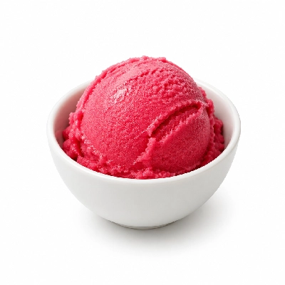 The Yard Milkshake Bar Raspberry Sorbet Ice Cream 4 Oz Bowl