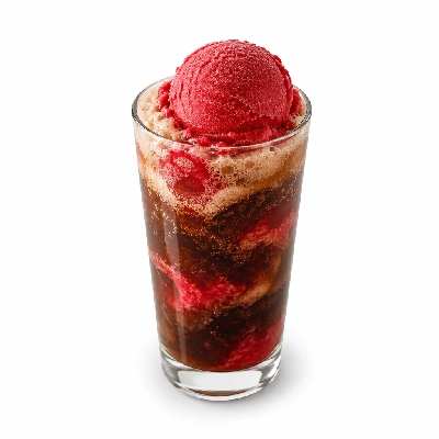 The Yard Milkshake Bar Raspberry Sorbet Root Beer Float