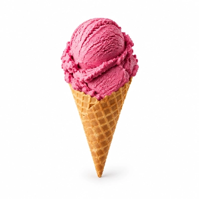 The Yard Milkshake Bar Road Runner Raspberry Big Waffle Cone