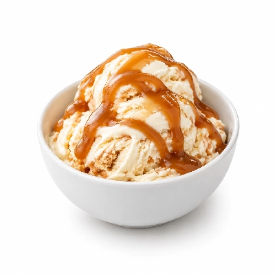 The Yard Milkshake Bar Salted Caramel Cheesecake Ice Cream Specialty Bowl
