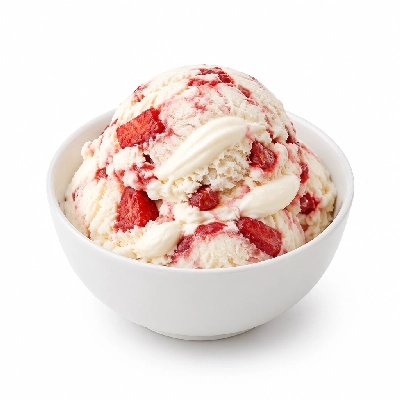 The Yard Milkshake Bar Strawberries and Cream Cheesecake Ice Cream Specialty Bowl