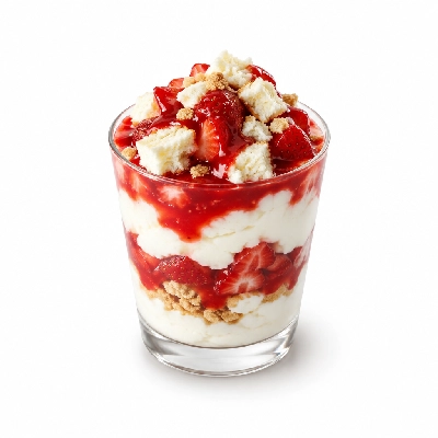 The Yard Milkshake Bar Strawberries & Cream Cheesecake Sundae
