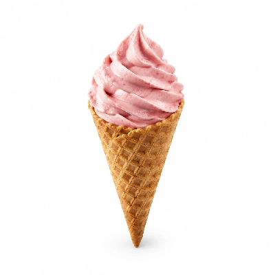 The Yard Milkshake Bar Strawberry Big Waffle Cone