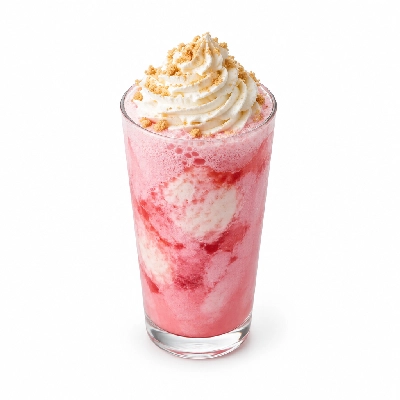 The Yard Milkshake Bar Strawberry Cheesecake Cream Soda Float