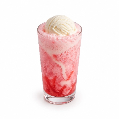 The Yard Milkshake Bar Strawberry Cream Soda Float