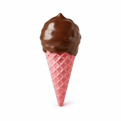 The Yard Milkshake Bar Strawberry Sugar Cone Dipped in Chocolate