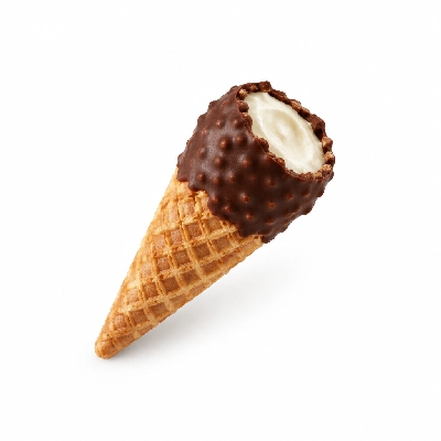 The Yard Milkshake Bar Vanilla Little Waffle Cone Dipped in Chocolate