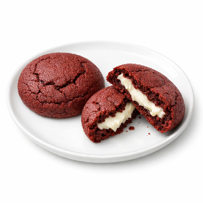Tim Hortons Baked Goods Cookies Red Velvet with Cream Cheese Filling