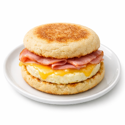 Tim Hortons Breakfast Sandwiches English Muffin Ham Egg Cheese