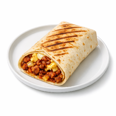Tim Hortons Breakfast Wraps Spicy Chorizo Grilled