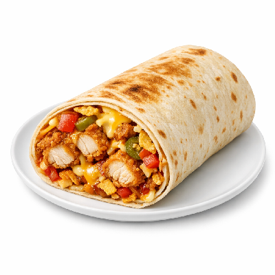 Tim Hortons Nacho Chilli Cheese Crispy Chicken Wrap