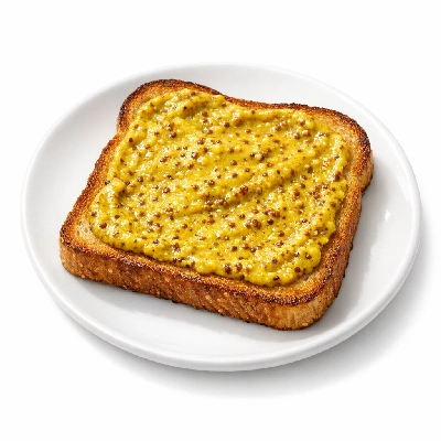 Toasted Bread with Mustard