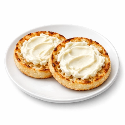 Toasted English Muffin with Spread
