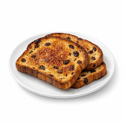 Toasted raisin bread