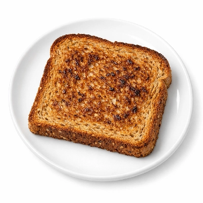 Toasted whole wheat bread