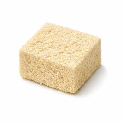 Tofu dried-frozen koyadofu prepared with calcium sulfate