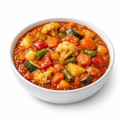 Tomato-Based Vegetable Curry