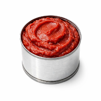 Tomato paste canned