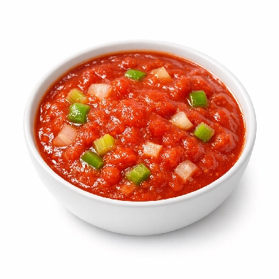 Tomato products canned sauce with onions green peppers and celery