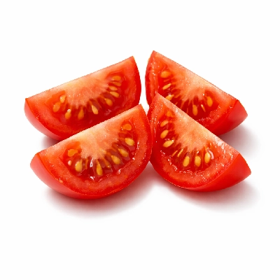 Tomatoes red ripe canned wedges in tomato juice