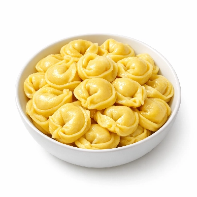 Tortellini pasta with cheese filling