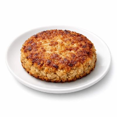 Tuna Cakes with Couscous & Broccoli