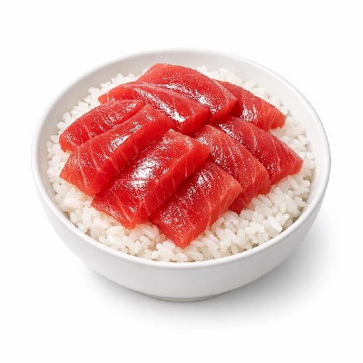 Tuna Sashimi on Rice