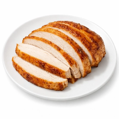 Turkey breast roasted meat only