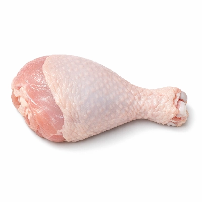 Turkey drumstick from whole bird meat only raw