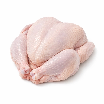 Turkey from whole enhanced light meat and skin raw