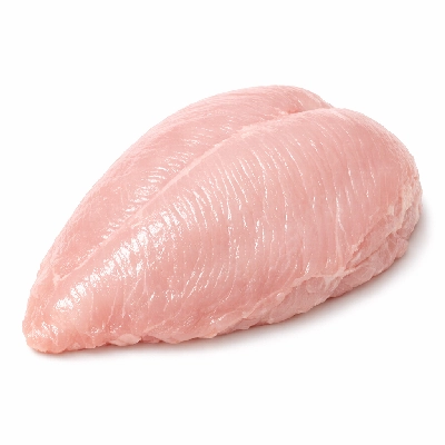 Turkey fryer-roasters breast meat only raw