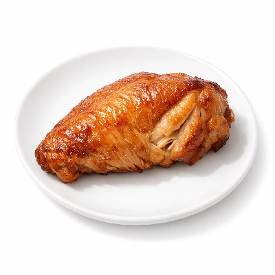 Turkey wing smoked cooked with skin bone removed