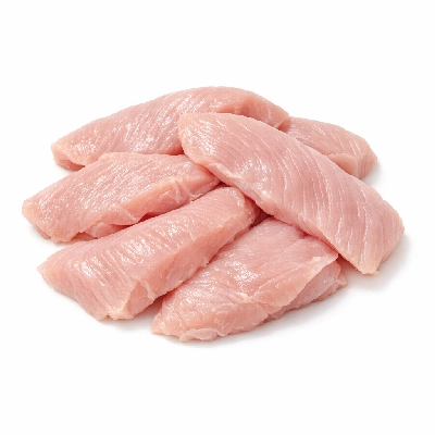 Turkey young hen light meat only raw