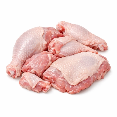 Turkey young tom meat and skin raw
