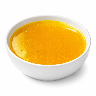 Turmeric-infused broth