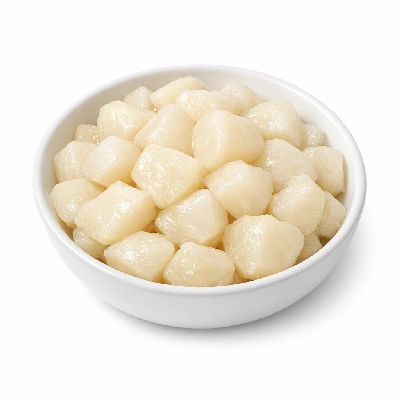 Turnips frozen cooked boiled drained with salt