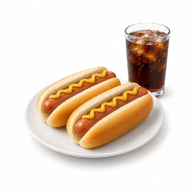 Twistee Treat 2 Hot Dogs and Soda